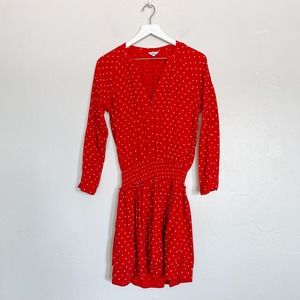 Rails Red Polka Dot Mini Dress